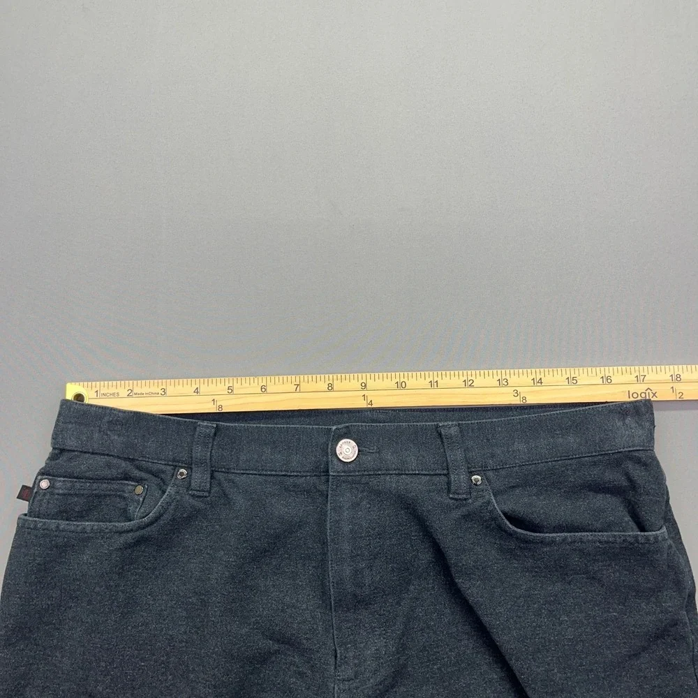 Lauren Jeans Co Knit Denim Pants Comfort Stretch Casual Gray Women's 14 Fits 34